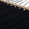 Deko Living Outdoor Cedar Wood Hammock with Black Textilene Fabric COP20208BLK - alternate 7